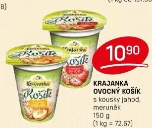 Jogurt ochucený Ovocný košík Krajanka