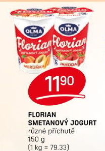 Jogurt smetanový Florian Olma