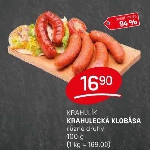 Krahulecká klobása Krahulík