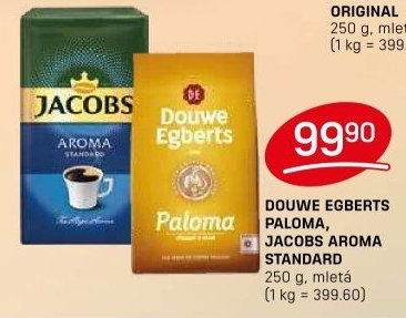 Mletá káva Paloma Douwe Egberts