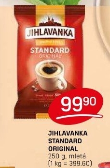 Mletá káva Standard Jihlavanka