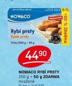 Rybí prsty předsmažené mražené Nowaco