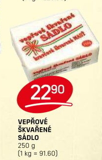 Sádlo vepřové škvařené