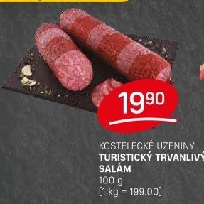 Salám turistický Kostelecké uzeniny
