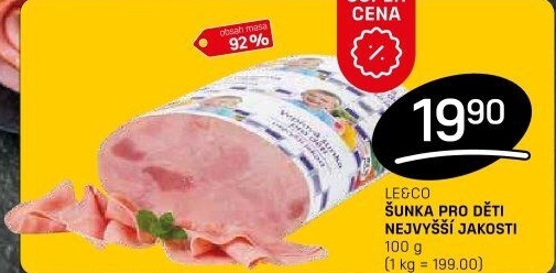 Šunka dětská nejvyšší jakosti LE&amp