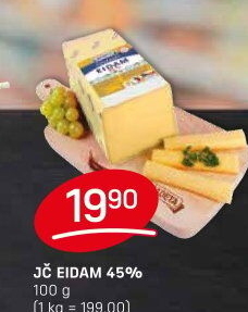 Sýr Eidam Jihočeský 45% Madeta