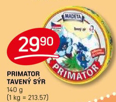 Sýr tavený Primátor Madeta