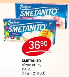 Sýr tavený Smetanito Želetava