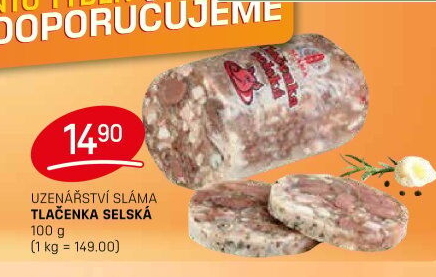 Tlačenka selská Sláma