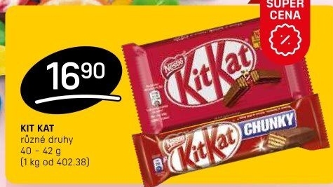 Tyčinka Kit Kat Nestlé