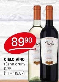 Víno Cielo