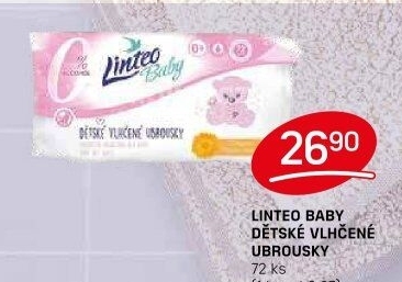 Vlhčené ubrousky dětské Linteo Baby
