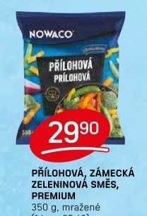 Zámecká zeleninová směs mražená Premium Nowaco