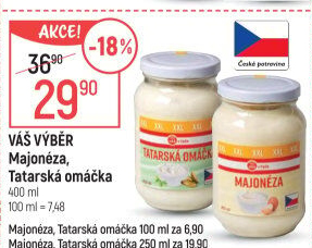 Tatarská omáčka Váš Výběr