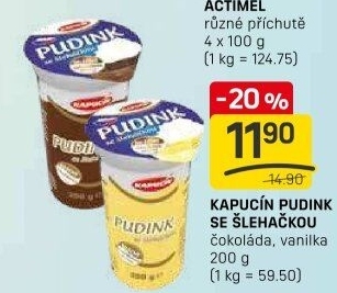 Dezert pudink Kapucín