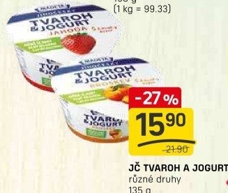 Dezert tvaroh s jogurtem jihočeský Madeta