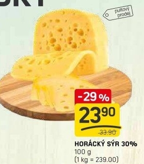 Horácký sýr 30%