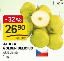Jablka Golden Delicious
