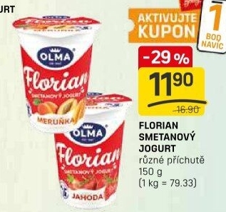 Jogurt smetanový Florian Olma