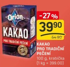Kakao na pečení Orion