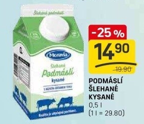 Nápoj podmáslí šlehané kysané Moravia