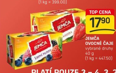 Ovocný čaj Jemča