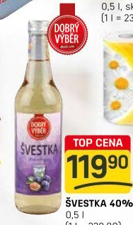 Pálenka Švestka Dobrý Výběr