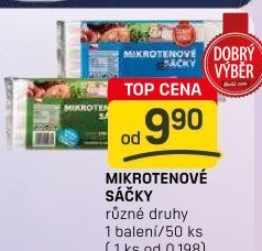 Sáčky mikrotenové Dobrý Výběr