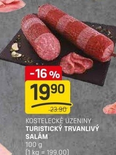 Salám turistický Kostelecké uzeniny