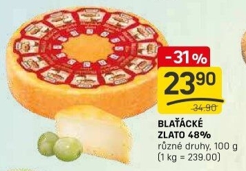 Sýr Blaťácké zlato Madeta