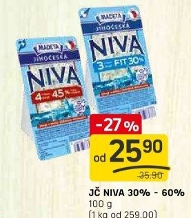 Sýr Niva Jihočeská Madeta
