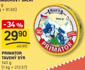 Sýr tavený Primátor Madeta