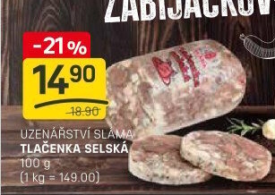 Tlačenka selská Sláma