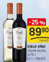 Víno Cielo