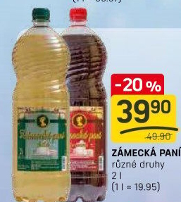 Víno stolní Zámecká paní