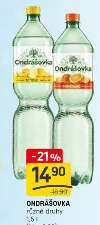 Voda ochucená Ondrášovka
