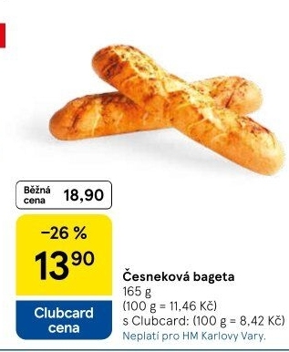 Bageta česneková