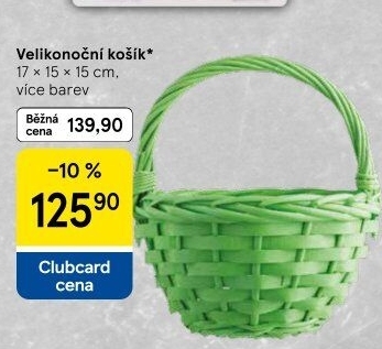Dekorační košík velikonoční