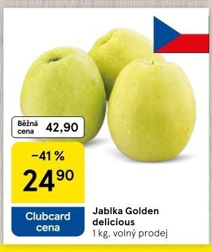 Jablka Golden Delicious