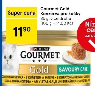 Konzerva pro kočky Gold Gourmet Purina