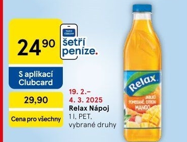 Nápoj ovocný Relax