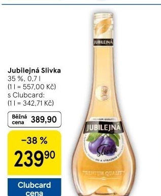 Pálenka Slivka Jubilejná St. Nicolaus