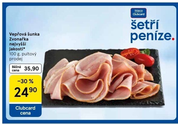 Šunka vepřová Zvonařka nejvyšší jakosti