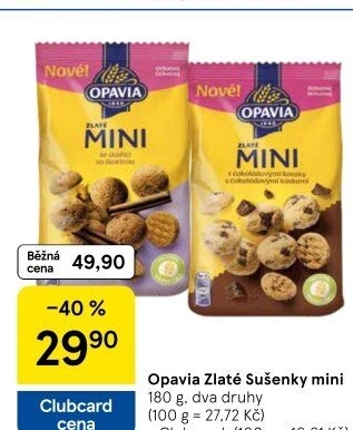 Sušenky mini Zlaté Opavia