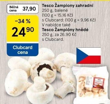Žampiony zahradní Tesco