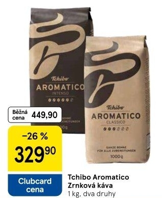 Zrnkové kávy Aromatico Tchibo