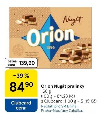 Bonboniéra Nugát Orion