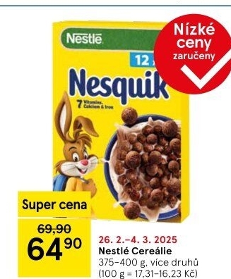 Cereálie Nestlé