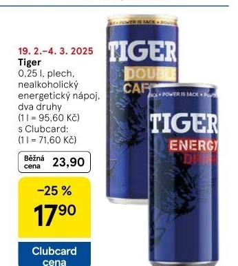 Energetický nápoj Tiger