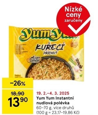 Instantní polévka YumYum